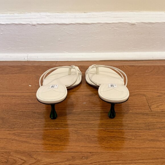 Jimmy Choo Etana Mule 50 Leather Sandal Women's Size 41 - Picture 4 of 8